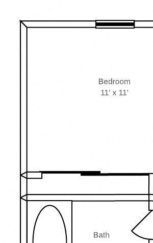2 bedroom 2 bathroom floor plan at Toscana Cove Apartments in Tucson AZ